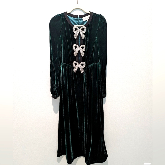 SALONI Dresses & Skirts - Saloni Camille Bows Dress